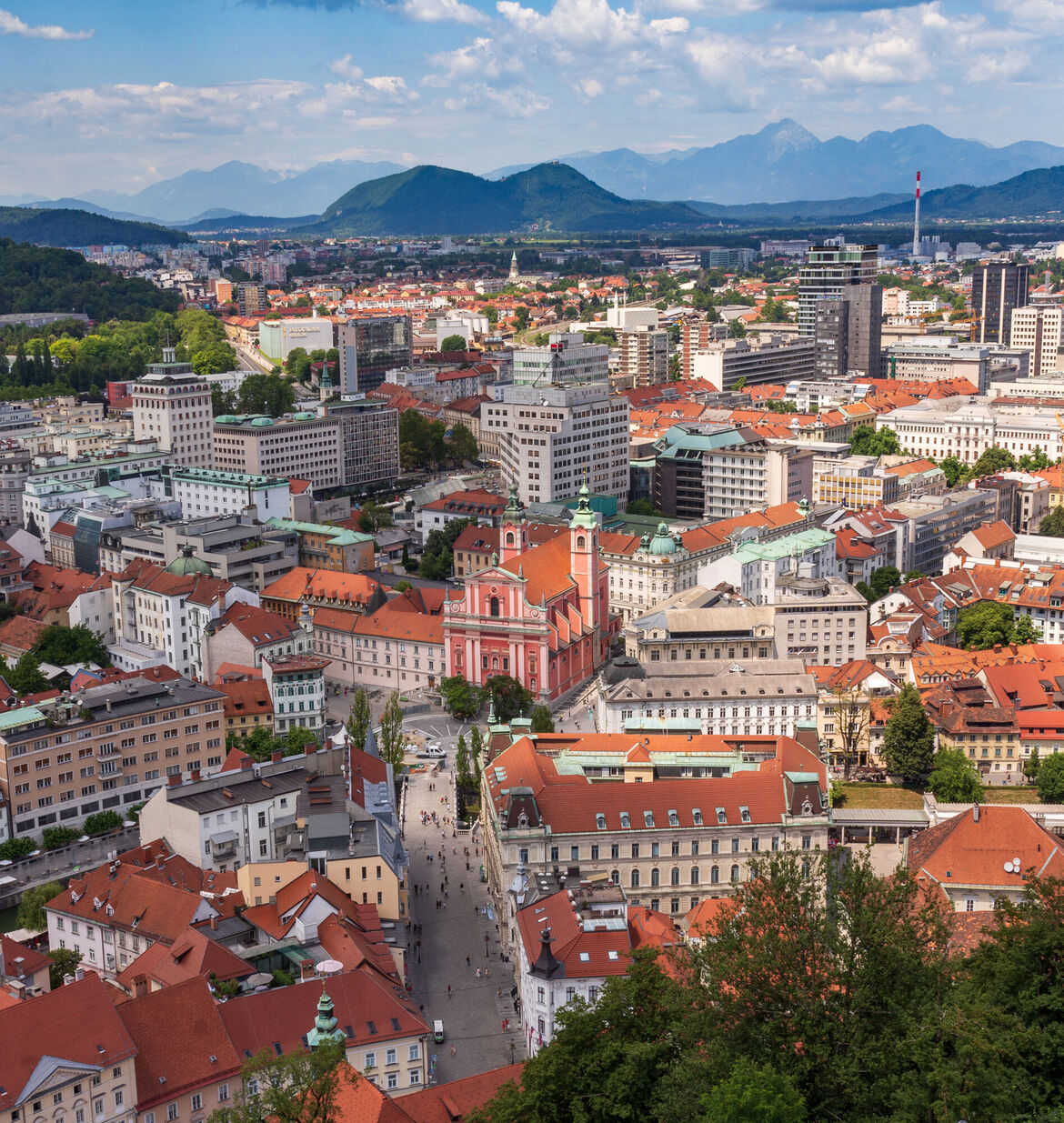 Blick über Ljubliana | Annette Müller