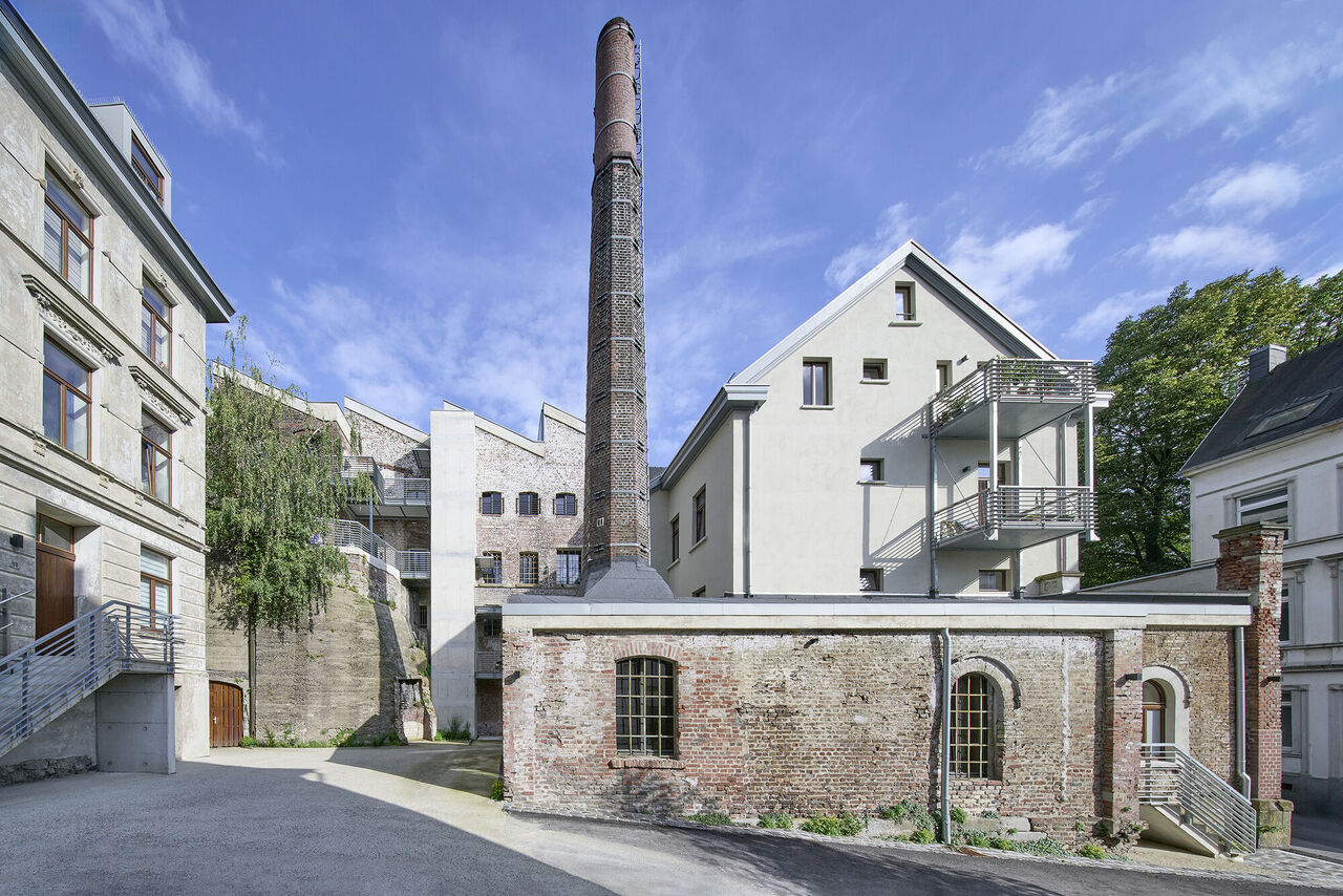 Foto: Jens Willebrand Photographie Ensemble von Industriearchitektur